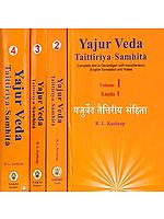 Yajur Veda Taittiriya Samhita: (In 4 Volumes) (Complete Text in Devanagari With Transliteration, English Translation and Notes)