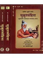 सुश्रुत संहिता हिन्दी व्याख्या समन्वित: - Susruta Samhita (Set of 3 Volumes)