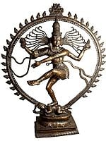 69" Large Size Nataraja In Brass | Handmade | Made In India