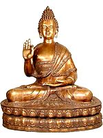 60" Large Size Buddha in Brass | Work Of Art | Handmade | Made In India