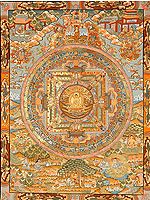 The Buddha Mandala and Episodes from His Life