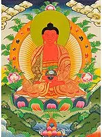 Tibetan Buddhist Deity Amitabha - The Buddha of Infinite Light