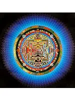 Tibetan Buddhist Kalachakra Mandala
