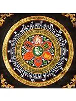 Mandala of OM MANI PADME HUM