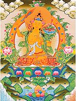 Tiebtan Buddhist God Manjushri