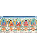 Five Dhyani Buddhas (Tibetan Buddhist Deity)