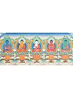 Five Dhyani Buddhas (Tibetan Buddhist Deity)