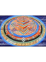 Three Dimensional Representation of Tibetan Buddhist Kalachakra Mandala