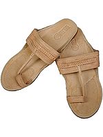 Winter-Wheat Kohlapuri Men's Chappals