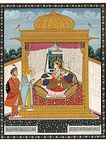 Maharaja Ranjit Singh Worshipping Devi
