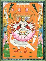 Five-Faced and Ten-Armed Gayatri