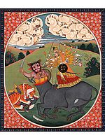 The Eighteen-Armed Mahishasura-Mardini