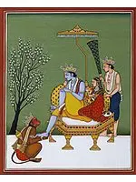 Rama, Sita, Lakshmana and Hanuman