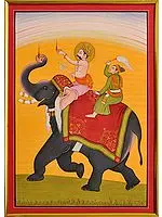 Deepak Raga (Kangra Painting)