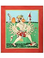 Vinshabhujadhari Hanuman with Tantric Aspects