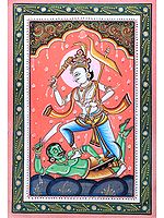 Lord Balarama Killing the Demon Pralambasura