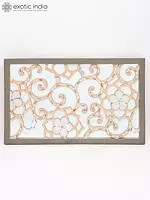 32" Rectangular Shaped Designer Wall Hanging Mirror | Wall Decor