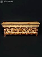 45" Dragon Design Stylish Table | Wood Carving