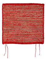 Traditional Kusha and Silk Handmade Aasan Mat for Puja, Meditation, Yoga & Japa