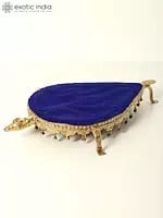 15" Tortoise Design Brass Pedestal for Placing Conch | Dhokra Art