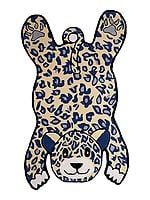 Lemon-Icing Handmade Tiger Asana Mat from Mirzapur