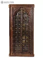 51" Vintage Style Door from Rajasthan | Antique Indian Doors for Home