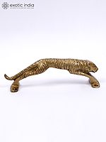 7" Tiger Design Brass Door Handle