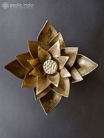 8" Decorative Brass Lotus Flower | Table Decor Gifts