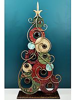 33" Handmade Decorative Colorful Christmas Tree