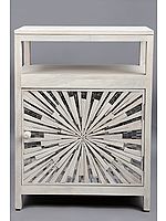 29" Miror Design Cabinet | Wooden Cabinet | Handmade Art