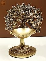 7" Kalpavriksha Tree Lamp | Pooja Decorative Diya | Handmade