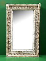 21" Wooden Frame Beautiful Rectangle Mirror