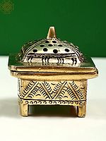 2" Small Brass Incense Burner | Handmade