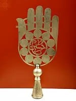 20" Urdu Inscription Brass Hand (Alam)| Handmade