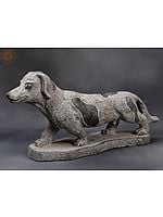 15" Dachshund Dog Granite Stone Figurine