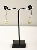 Stylish Peridot Drop Earring | Sterling Silver Jewelry