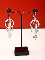 Chandelier Earring with Peridot Gemstone