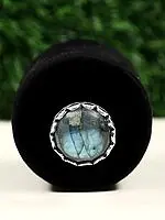 Labradorite Gemstone Round Shape Ring | Sterling Silver Finger Rings