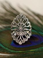 Hollow Filigree Ring | Sterling Silver Rings