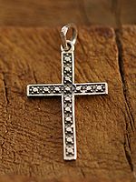 Jesus Cross Pendant | Sterling Silver Pendant