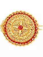 Filigree Designed Hair Clip (South Indian Temple Jewelry)