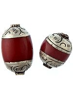 Amber Dust Beads (Price Per Pair)