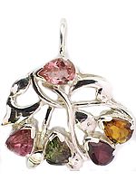 Faceted Tourmaline Handcrafted Pendant