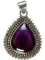 Amethyst Teardrop Pendant