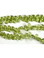 Faceted Peridot Briolette