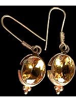 Fine Cut Citrine Earrings