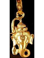 Finely Crafted Ganesha Head Pendant