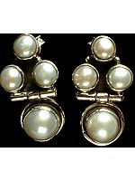 Pearl Post Earrings