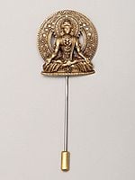 Meditating Buddha Lapel Pin