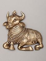 Nandi Maharaj Brass Brooch